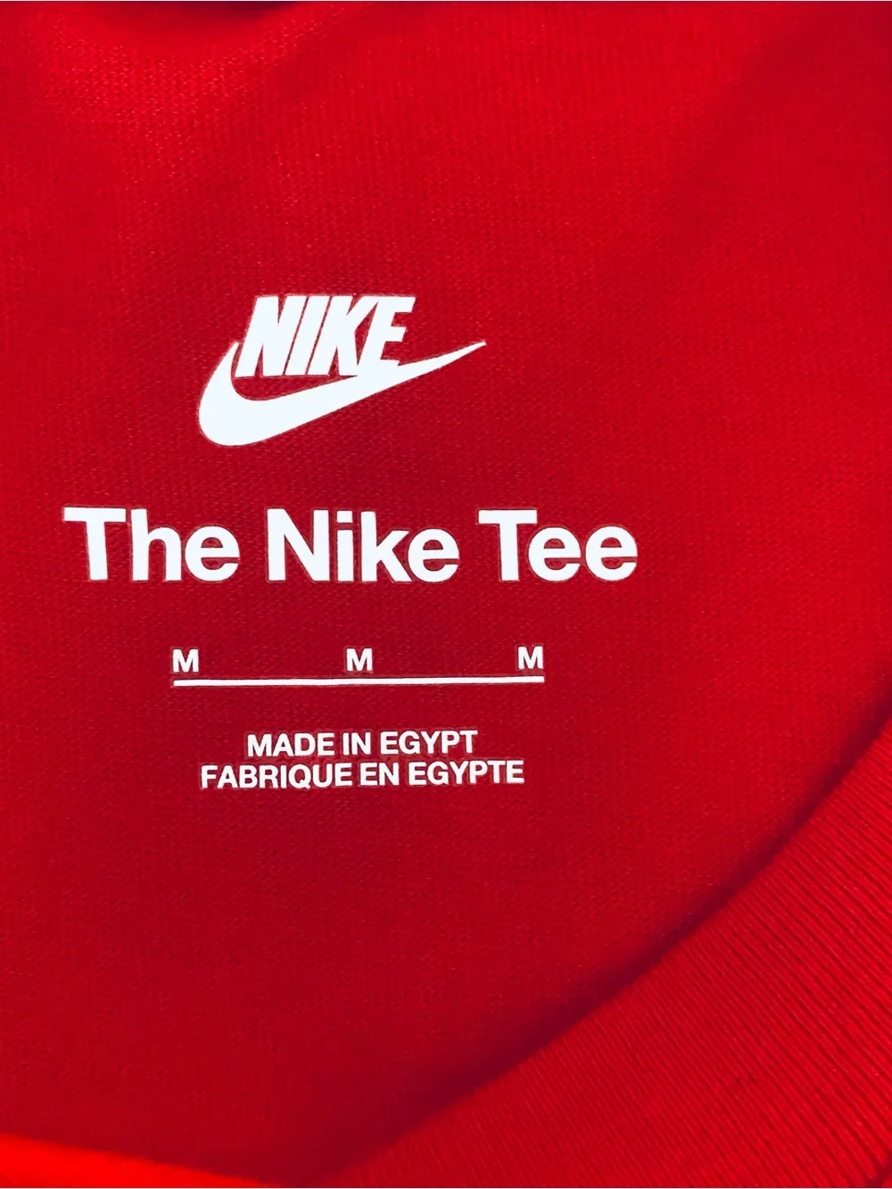 New👍🏽BOYS Nike Red T-Shirt SZ M (Y)